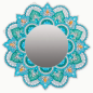Preview: Diamond Painting Mandala Spiegel